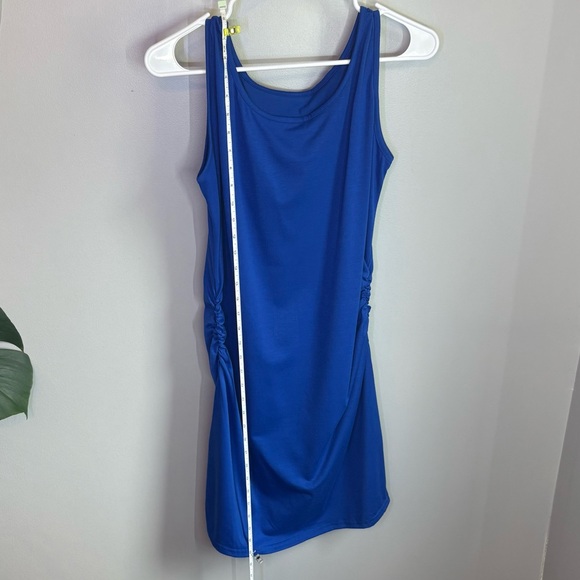 PatPat Royal Blue Sleeveless Bodycon Ruched Maternity Dress Womens Size M - Picture 3 of 8